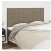 Image de Hoofdborden 4 st 80x5x78/88 cm stof taupe3116342