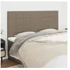 Image de Hoofdborden 4 st 90x5x78/88 cm stof taupe3116350