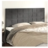 Image de Hoofdborden 4 st 80x5x78/88 cm fluweel donkergrijs3116387