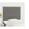Image de Hoofdborden 2 st 80x5x78/88 cm stof donkergrijs3116447