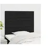Image de Hoofdborden 2 st 80x5x78/88 cm stof zwart3116448