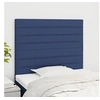 Image de Hoofdborden 2 st 80x5x78/88 cm stof blauw3116452