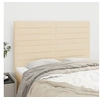 Image de Hoofdborden 4 st 72x5x78/88 cm stof cràmekleurig3116475