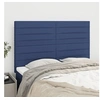 Image de Hoofdborden 4 st 72x5x78/88 cm stof blauw3116476