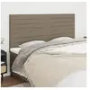 Image de Hoofdborden 4 st 80x5x78/88 cm stof taupe3116482
