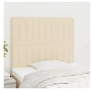 Image de Hoofdborden 2 st 80x5x78/88 cm stof cràmekleurig3116549