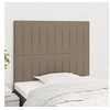 Image de Hoofdborden 2 st 90x5x78/88 cm stof taupe3116556
