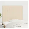 Image de Hoofdborden 2 st 90x5x78/88 cm stof cràmekleurig3116557