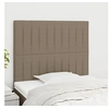 Image de Hoofdborden 2 st 100x5x78/88 cm stof taupe3116564