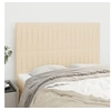 Image de Hoofdborden 4 st 72x5x78/88 cm stof cràmekleurig3116573