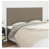 Image de Hoofdborden 4 st 80x5x78/88 cm stof taupe3116580