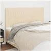 Image de Hoofdborden 4 st 90x5x78/88 cm stof cràmekleurig3116589