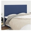 Image de Hoofdborden 4 st 90x5x78/88 cm stof blauw3116590