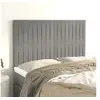 Image de Hoofdborden 4 st 72x5x78/88 cm fluweel lichtgrijs3116618