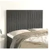 Image de Hoofdborden 4 st 72x5x78/88 cm fluweel donkergrijs3116619