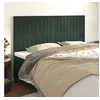 Image de Hoofdborden 4 st 80x5x78/88 cm fluweel donkergroen3116627