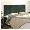 Image de Hoofdborden 4 st 100x5x78/88 cm fluweel donkergroen3116639
