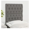Image de Hoofdborden 2 st 80x7x78/88 cm stof donkergrijs3116643