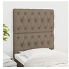 Image de Hoofdborden 2 st 80x7x78/88 cm stof taupe3116646