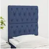 Image de Hoofdborden 2 st 80x7x78/88 cm stof blauw3116648