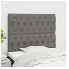 Image de Hoofdborden 2 st 90x7x78/88 cm stof donkergrijs3116651
