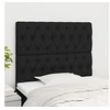Image de Hoofdborden 2 st 90x7x78/88 cm stof zwart3116652