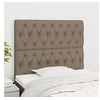 Image de Hoofdborden 2 st 100x7x78/88 cm stof taupe3116662