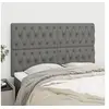 Image de Hoofdborden 4 st 72x7x78/88 cm stof donkergrijs3116667