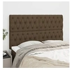 Image de Hoofdborden 4 st 80x7x78/88 cm stof donkerbruin3116677