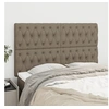 Image de Hoofdborden 4 st 80x7x78/88 cm stof taupe3116678