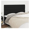Image de Hoofdborden 4 st 90x7x78/88 cm stof zwart3116684