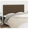 Image de Hoofdborden 4 st 90x7x78/88 cm stof donkerbruin3116685