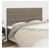 Image de Hoofdborden 4 st 90x7x78/88 cm stof taupe3116686