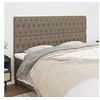 Image de Hoofdborden 4 st 100x7x78/88 cm stof taupe3116694