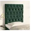 Image de Hoofdborden 2 st 80x7x78/88 cm fluweel donkergroen3116701