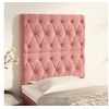 Image de Hoofdborden 2 st 80x7x78/88 cm fluweel roze3116703