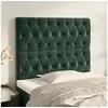 Image de Hoofdborden 2 st 90x7x78/88 cm fluweel donkergroen3116707
