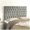 Image de Hoofdborden 4 st 72x7x78/88 cm fluweel lichtgrijs3116716
