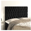 Image de Hoofdborden 4 st 80x7x78/88 cm fluweel zwart3116724