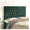 Image de Hoofdborden 4 st 80x7x78/88 cm fluweel donkergroen3116725