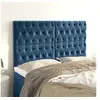 Image de Hoofdborden 4 st 80x7x78/88 cm fluweel donkerblauw3116726