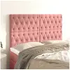 Image de Hoofdborden 4 st 80x7x78/88 cm fluweel roze3116727