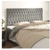 Image de Hoofdborden 4 st 90x7x78/88 cm fluweel lichtgrijs3116728