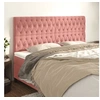 Image de Hoofdborden 4 st 90x7x78/88 cm fluweel roze3116733
