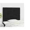 Image de Hoofdborden 2 st 90x5x78/88 cm stof zwart3116750