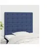 Image de Hoofdborden 2 st 90x5x78/88 cm stof blauw3116754