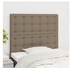 Image de Hoofdborden 2 st 100x5x78/88 cm stof taupe3116760