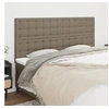 Image de Hoofdborden 4 st 80x5x78/88 cm stof taupe3116776