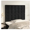 Image de Hoofdborden 2 st 80x5x78/88 cm fluweel zwart3116798