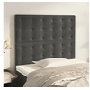 Image de Hoofdborden 2 st 90x5x78/88 cm fluweel donkergrijs3116803